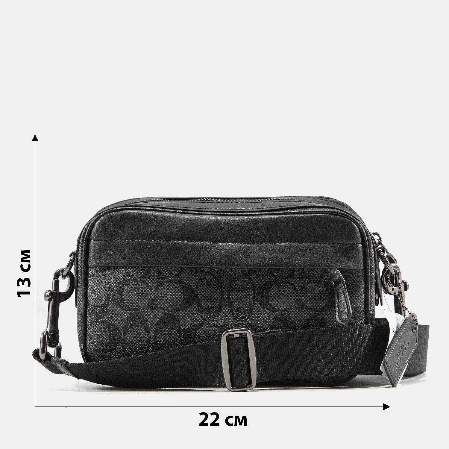 COACH GRAHAM CROSSBODY IN BLACK CANVAS
