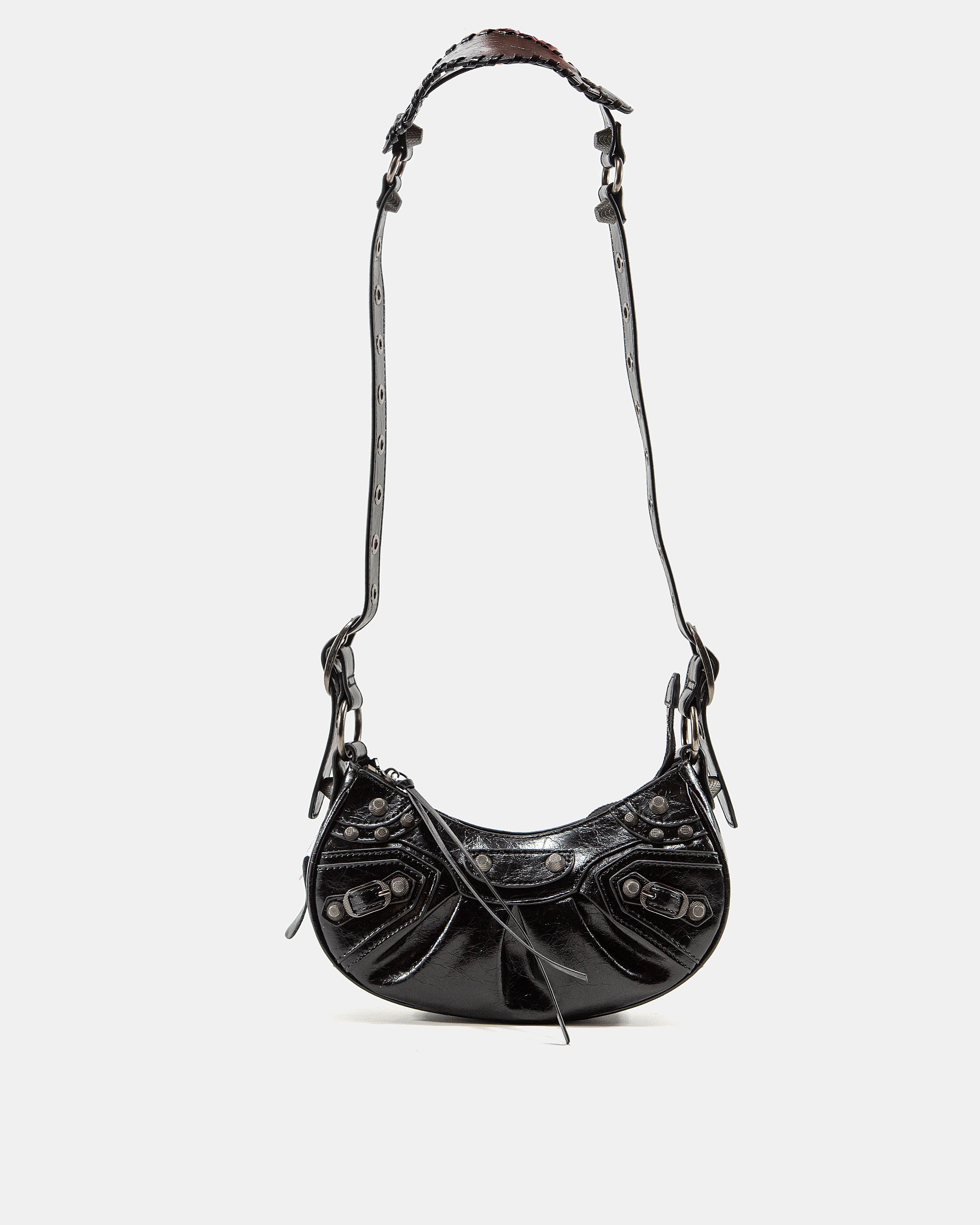 BALENCIAGA LE CAGOLE / SHOULDER BAG IN BLACK