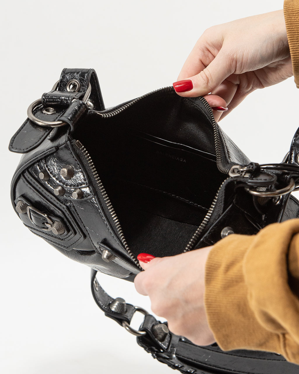 BALENCIAGA LE CAGOLE / SHOULDER BAG IN BLACK