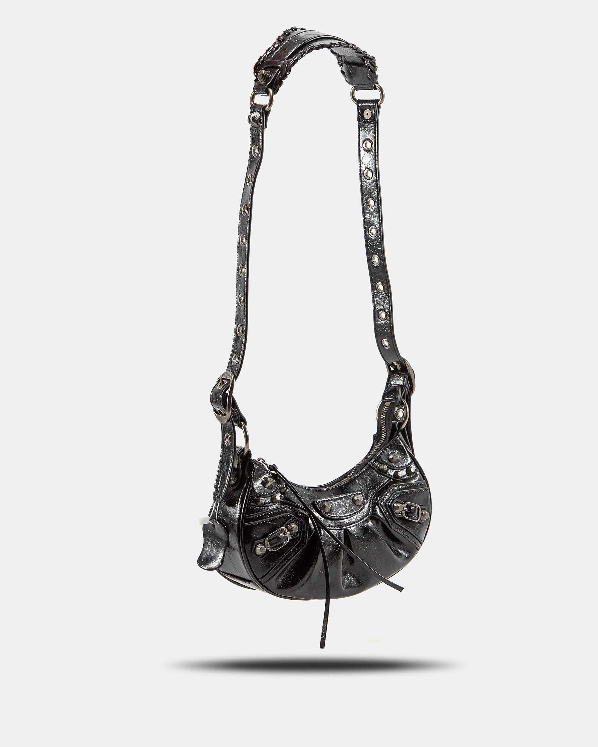 BALENCIAGA LE CAGOLE / SHOULDER BAG IN BLACK