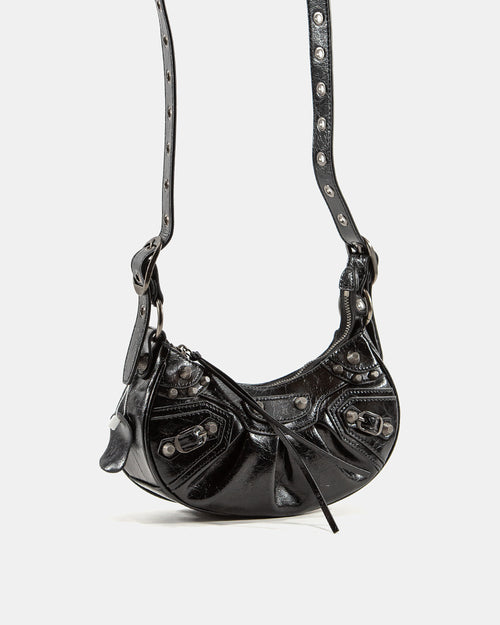 BALENCIAGA LE CAGOLE / SHOULDER BAG IN BLACK