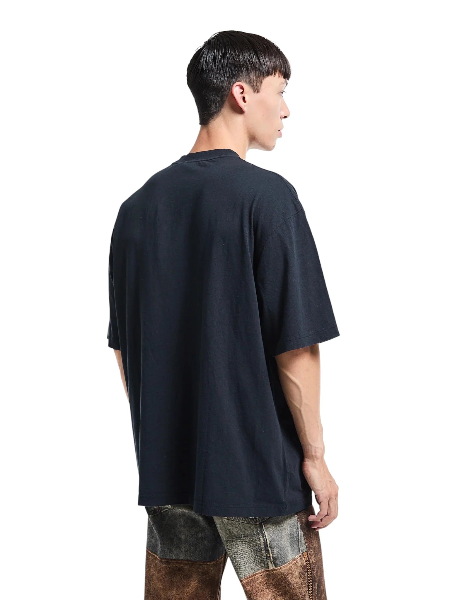 ACNE STUDIOS FLORAGATAN 13 LOGO T-SHIRT FADED BLACK