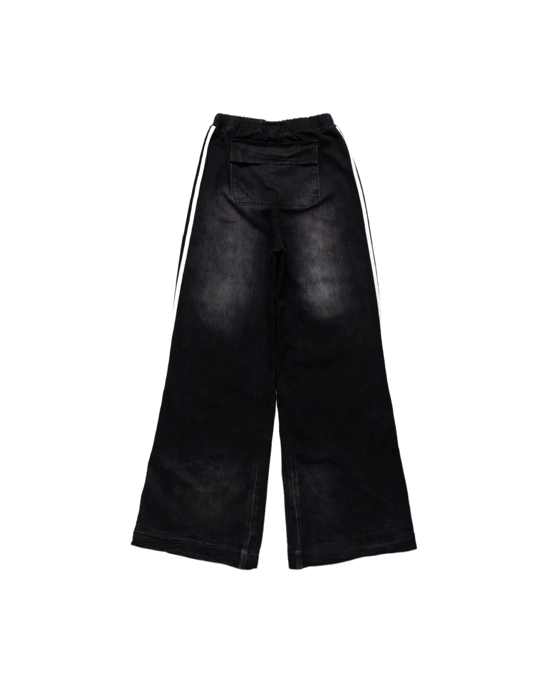 YORI SPORT 5-STRIPE DENIM (BLACK/WHITE)
