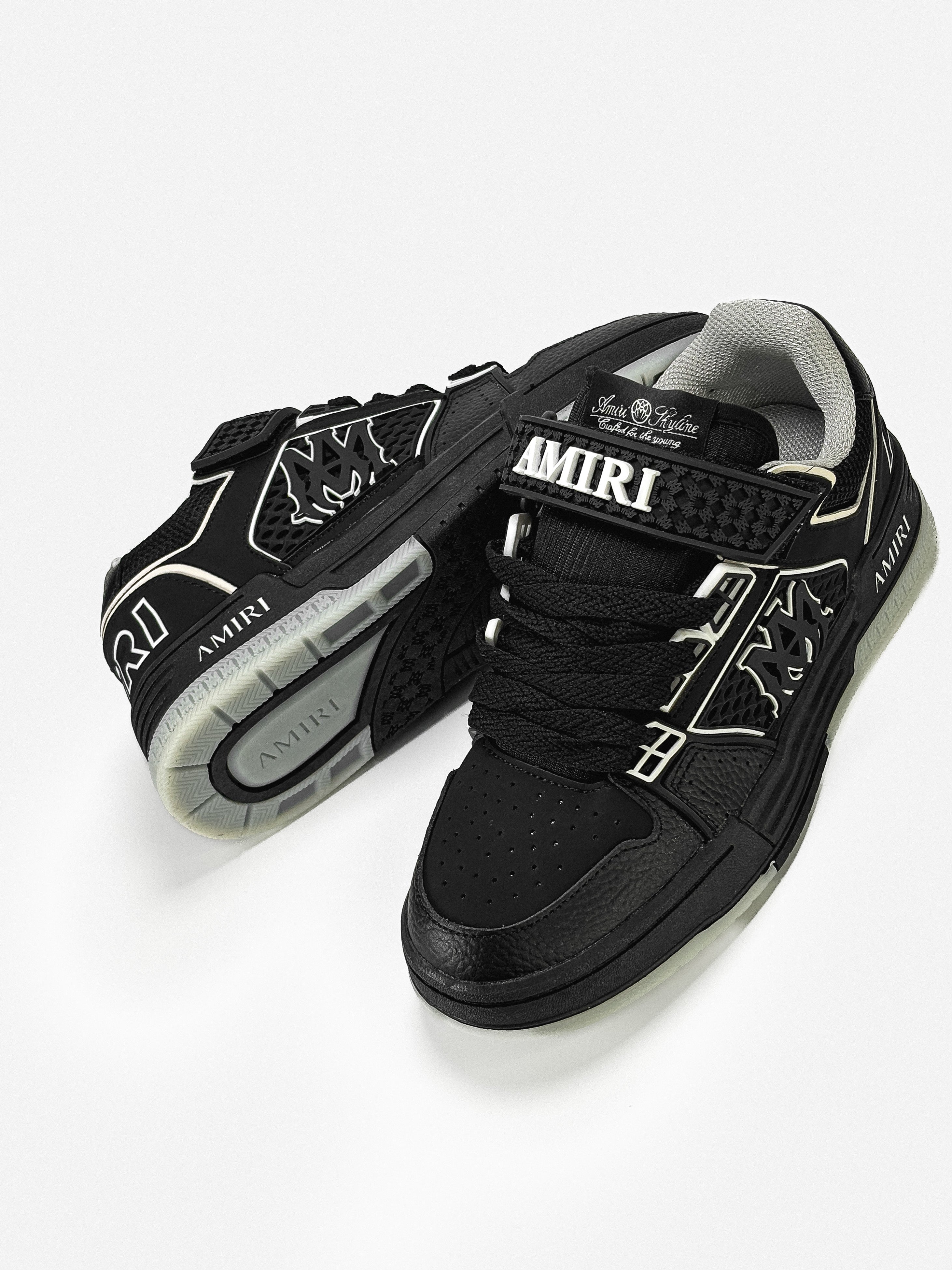 AMIRI MA-1 SNEAKER IN SKYLINE BLACK