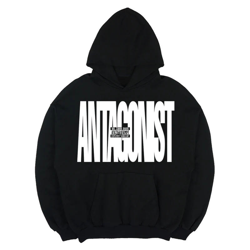 PLAYBOI CARTI ANTAGONIST TOUR 2.0 BLACK HOODIE