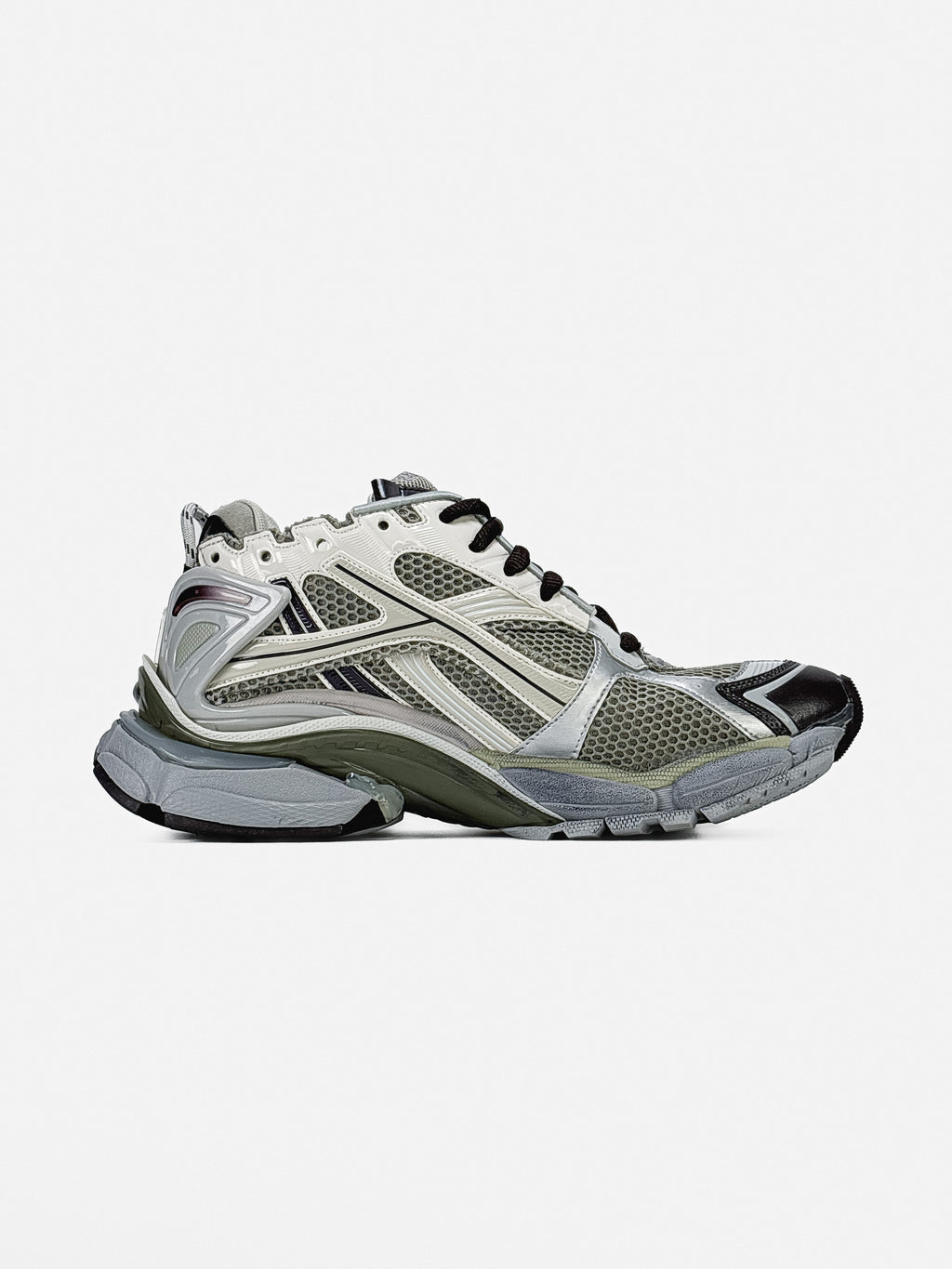 BALENCIAGA RUNNER IN VINTAGE BONE