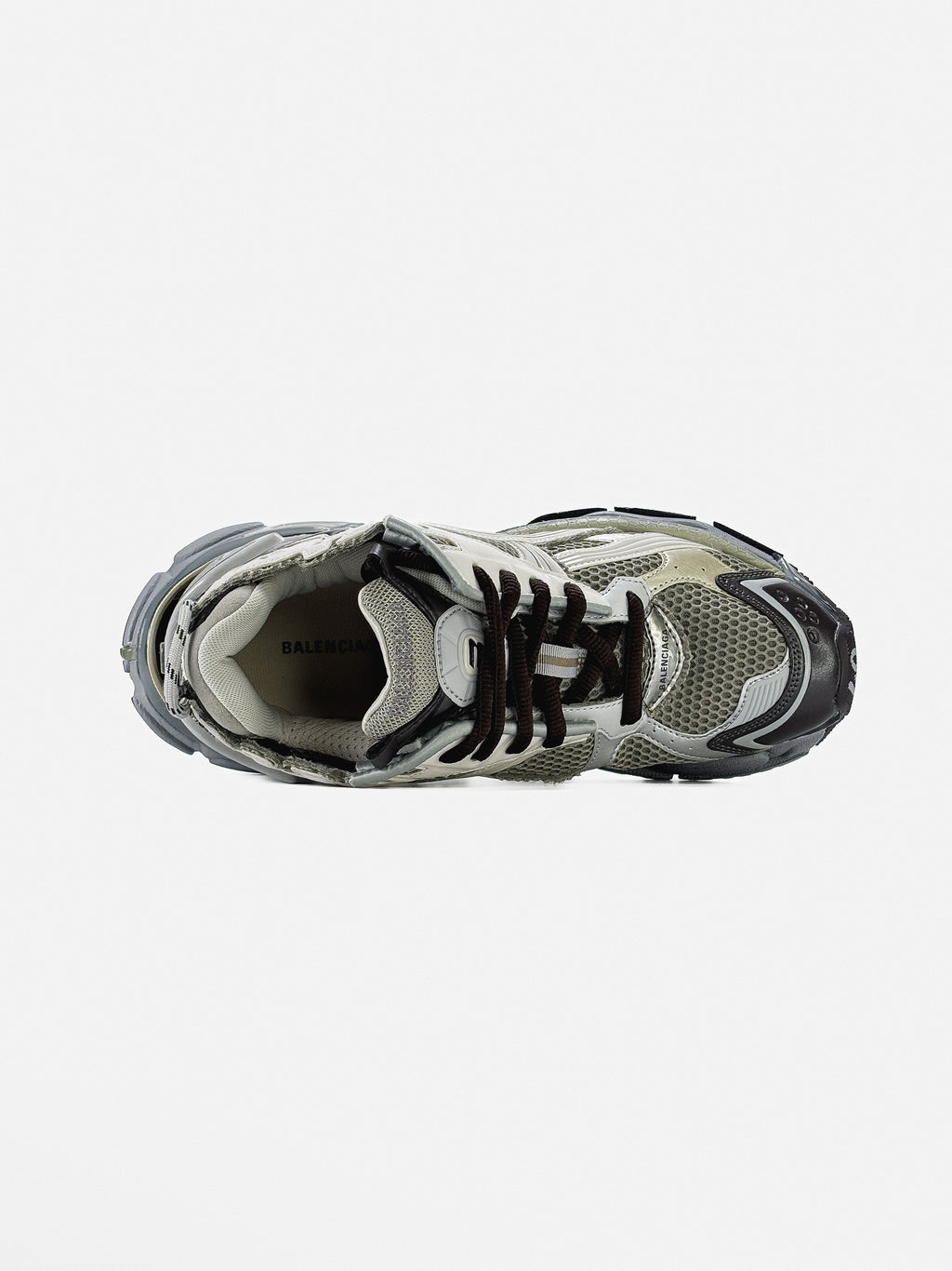 BALENCIAGA RUNNER IN VINTAGE BONE