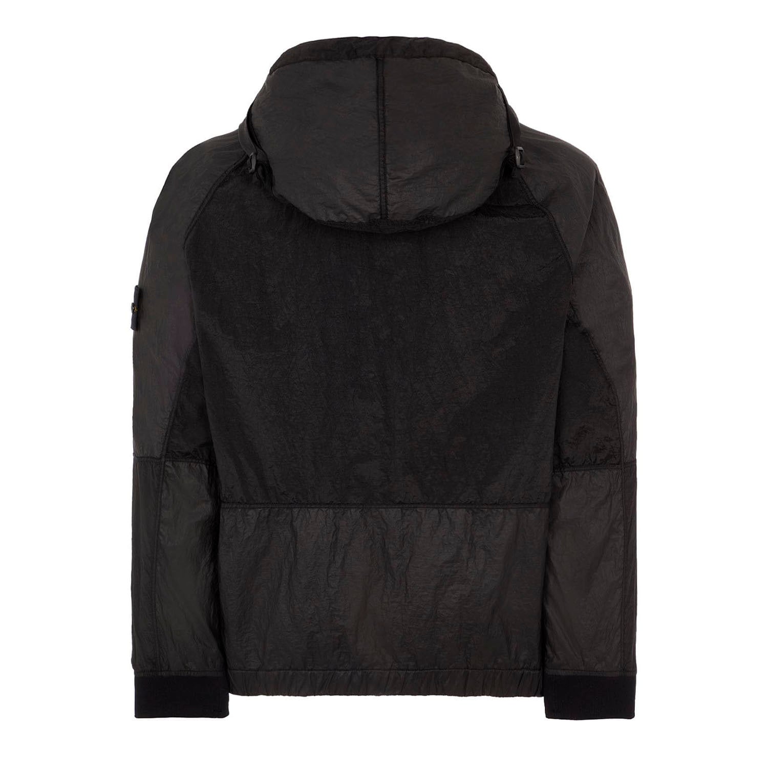STONE ISLAND NYLON METAL WATRO-TC IN ECONYL JACKET BLACK