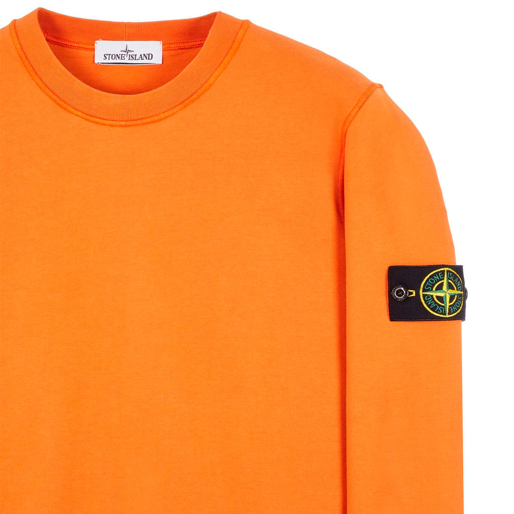 STONE ISLAND SWEATSHIRT IN ORANGE