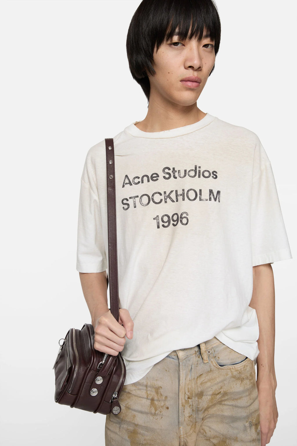 ACNE STUDIOS LOGO T-SHIRT RELAXED FIT