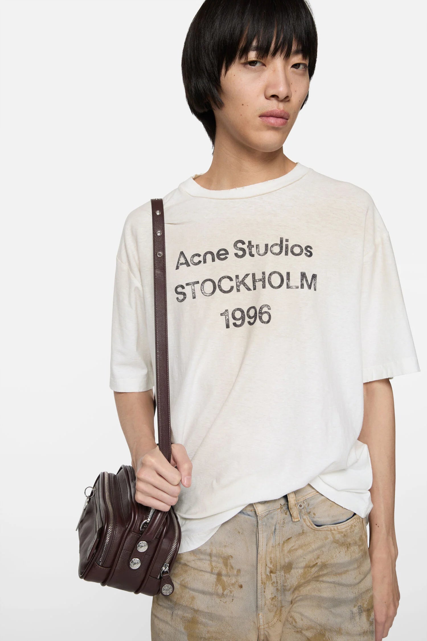 ACNE STUDIOS LOGO T-SHIRT RELAXED FIT