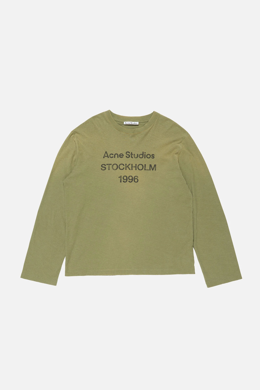 ACNE STUDIOS LOGO LONGSLEEVE RELAXED FIT