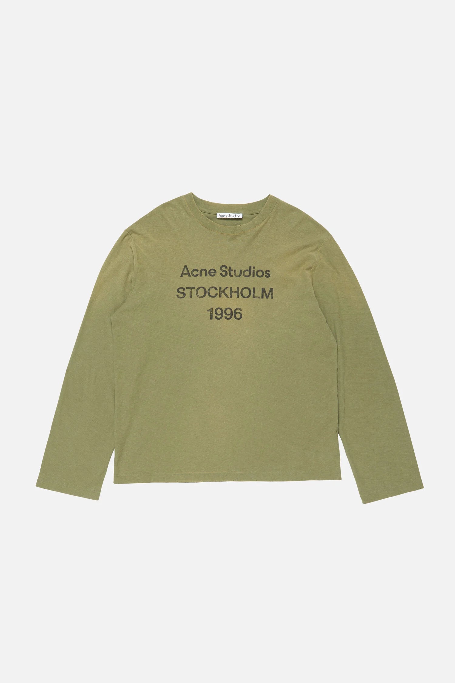 ACNE STUDIOS LOGO LONGSLEEVE RELAXED FIT