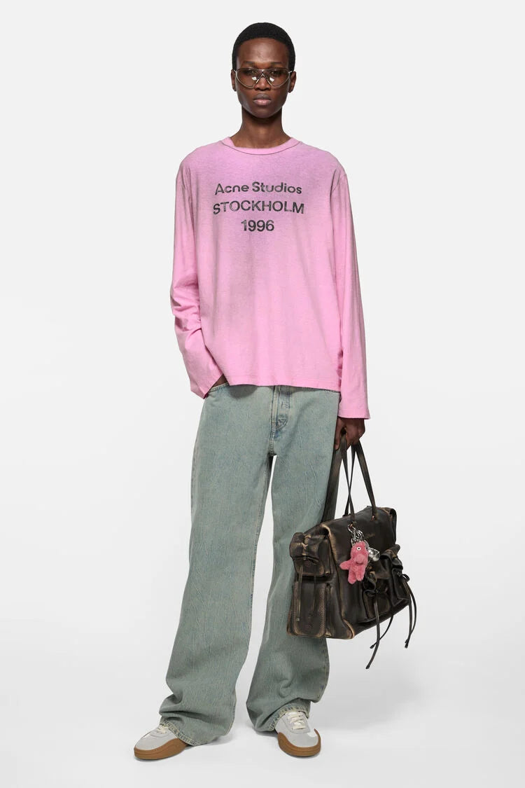 ACNE STUDIOS LOGO LONGSLEEVE RELAXED FIT