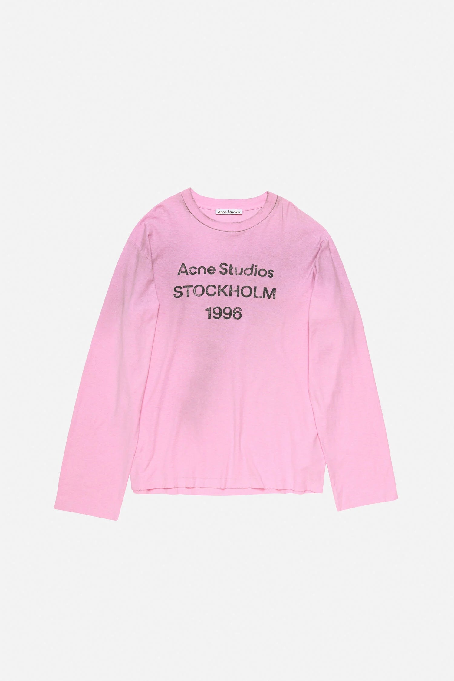 ACNE STUDIOS LOGO LONGSLEEVE RELAXED FIT