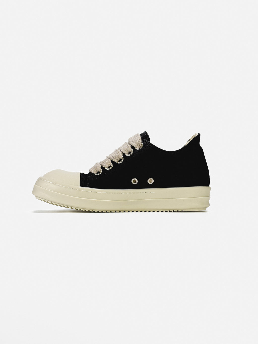 RICK OWENS DRKSHDW JUMBO LACE DENIM LOW 'BLACK MILK'