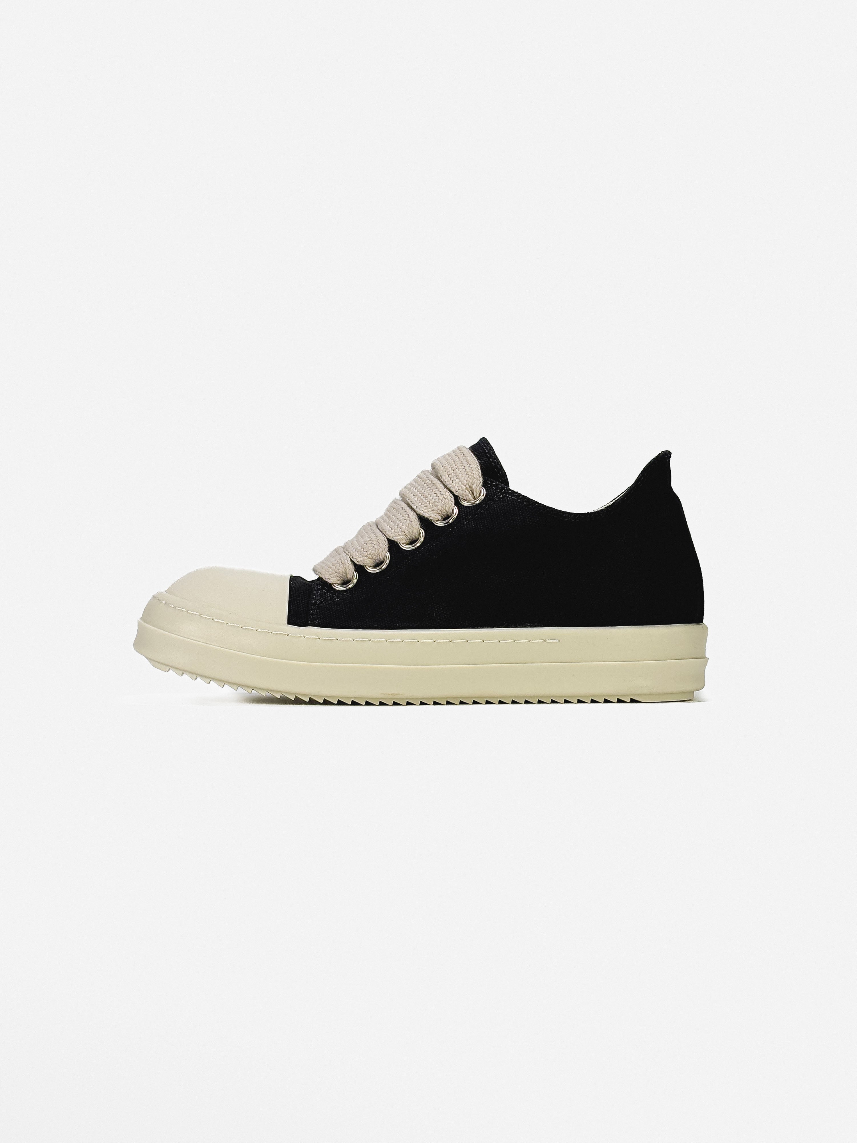 RICK OWENS DRKSHDW JUMBO LACE DENIM LOW 'BLACK MILK'