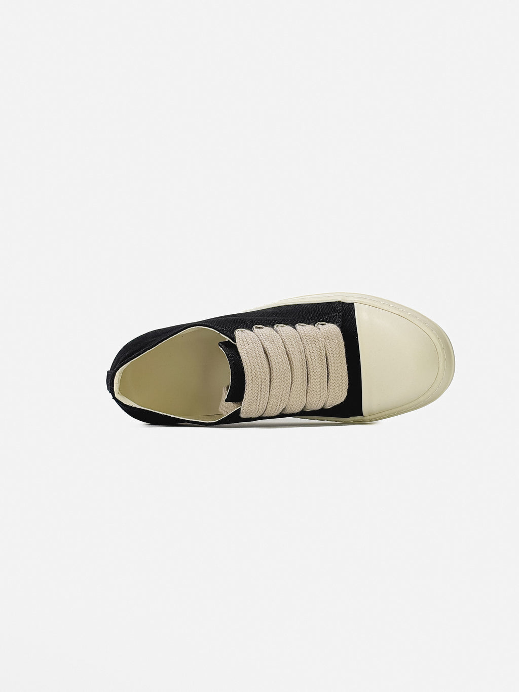 RICK OWENS DRKSHDW JUMBO LACE DENIM LOW 'BLACK MILK'
