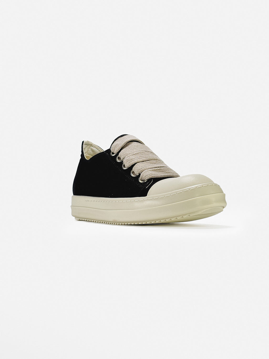 RICK OWENS DRKSHDW JUMBO LACE DENIM LOW 'BLACK MILK'