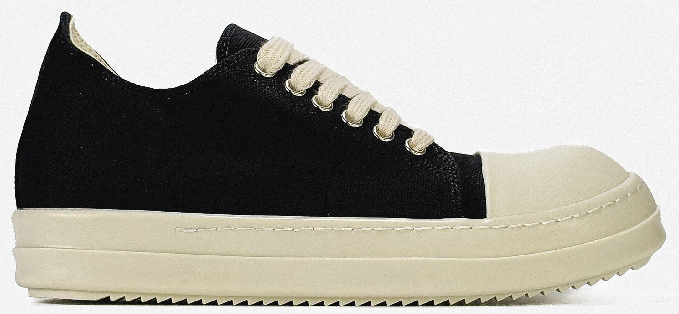 RICK OWENS DRKSHDW RAMONES CANVAS LOW