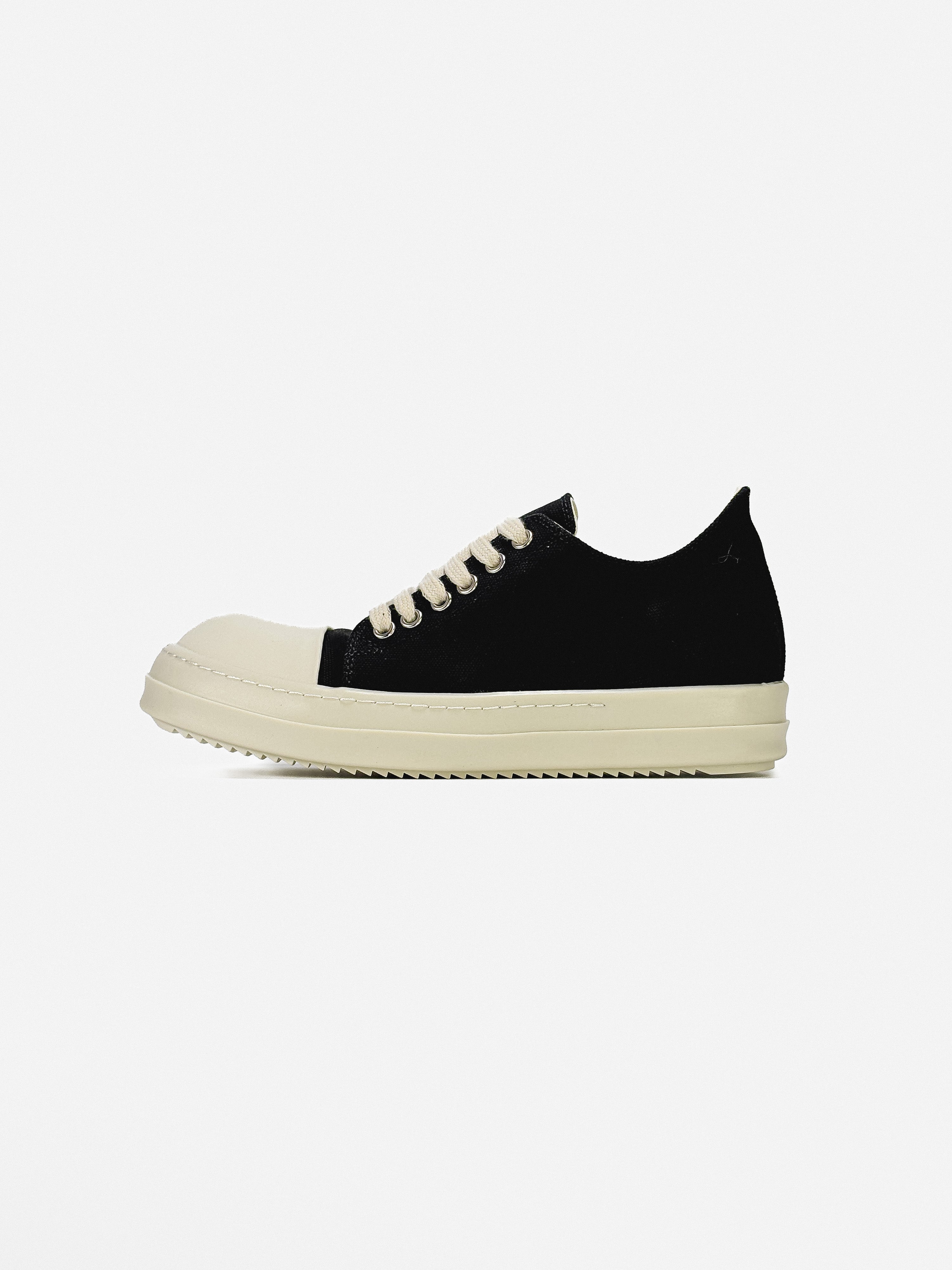 RICK OWENS DRKSHDW RAMONES CANVAS LOW
