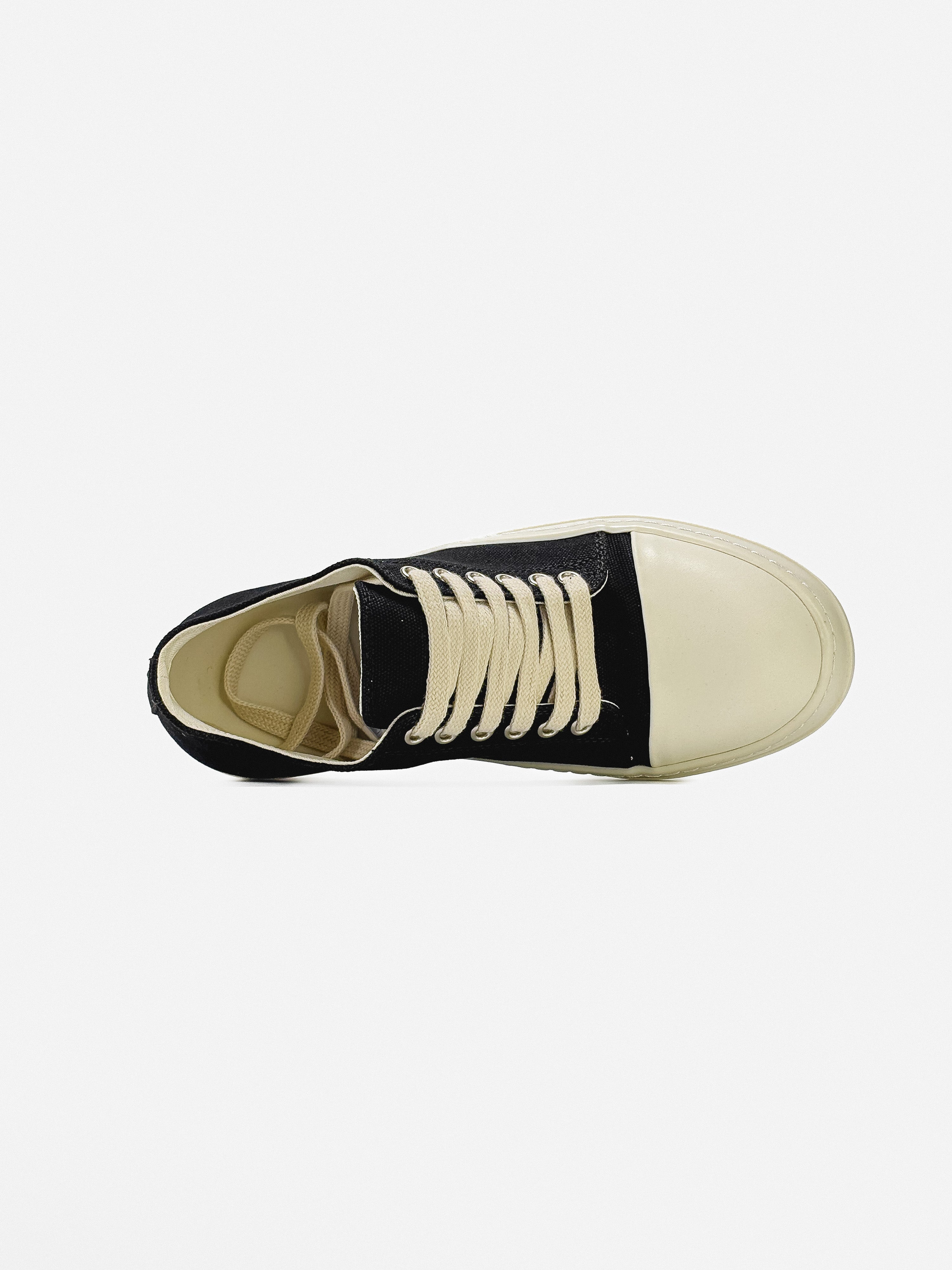 RICK OWENS DRKSHDW RAMONES CANVAS LOW