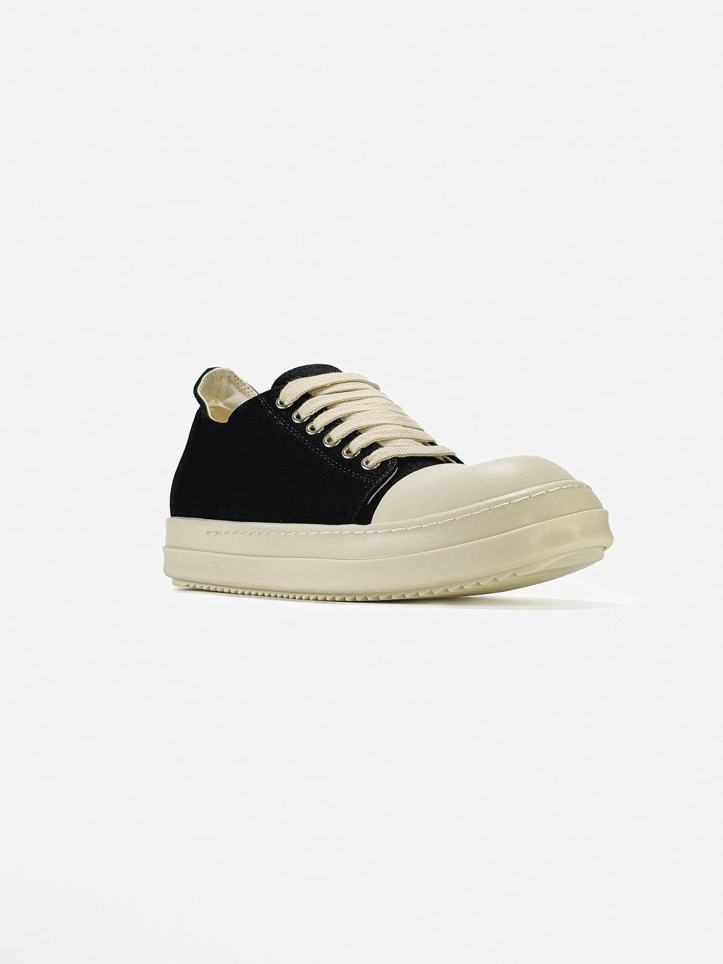 RICK OWENS DRKSHDW RAMONES CANVAS LOW