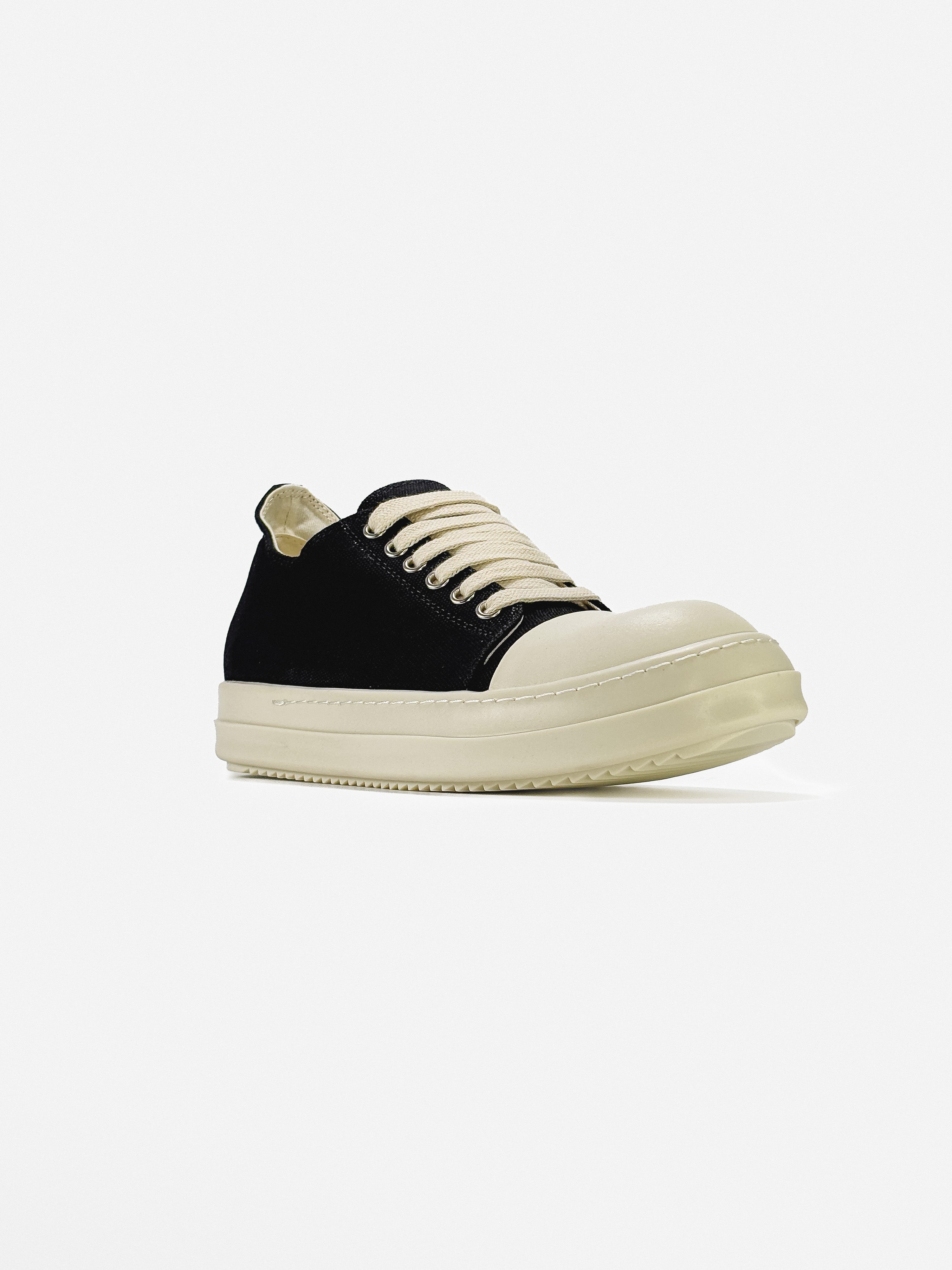 RICK OWENS DRKSHDW RAMONES CANVAS LOW