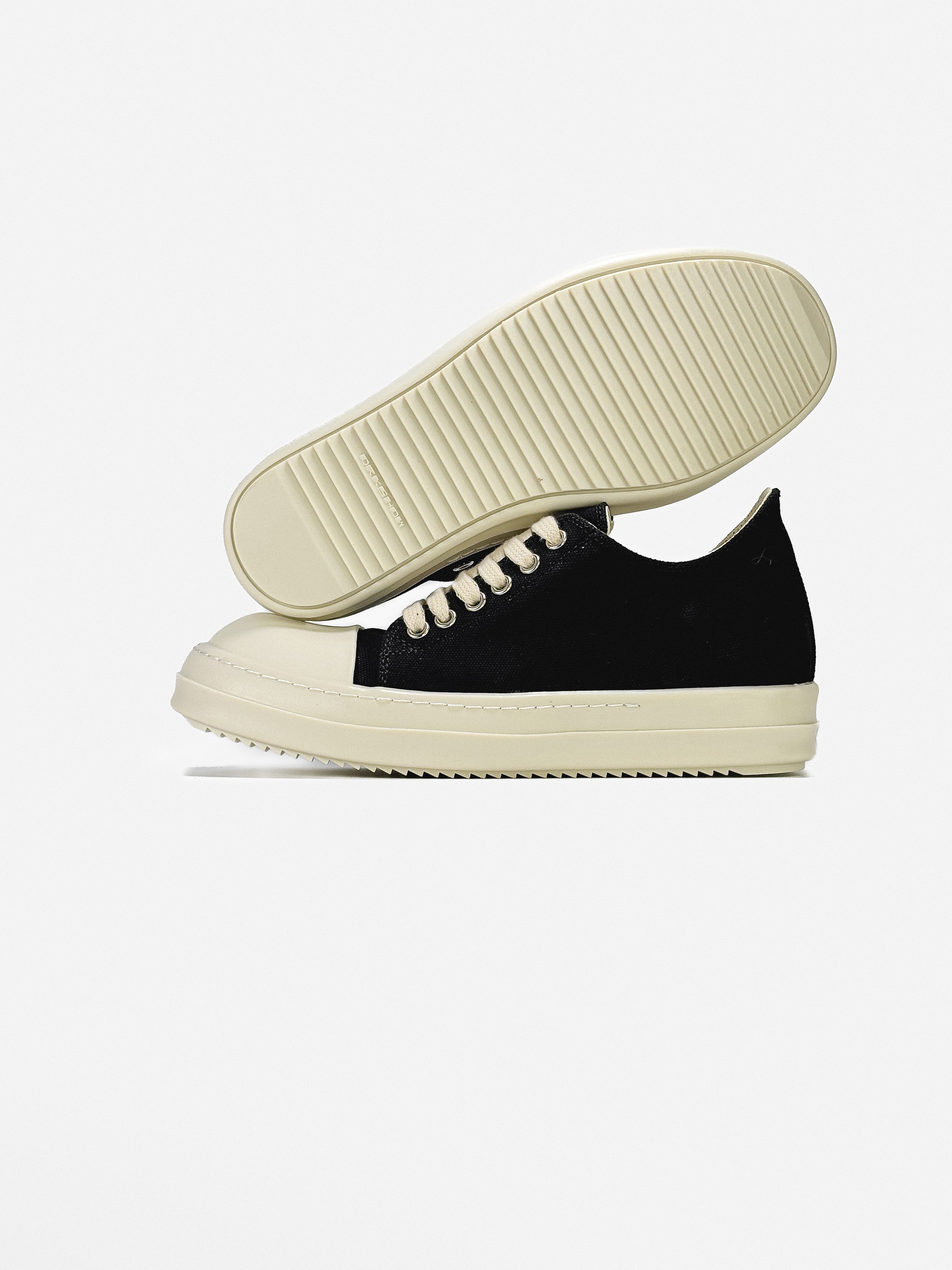 RICK OWENS DRKSHDW RAMONES CANVAS LOW