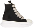 RICK OWENS DRKSHDW JUMBO LACE ABSTRACT HIGH 'BLACK MILK'