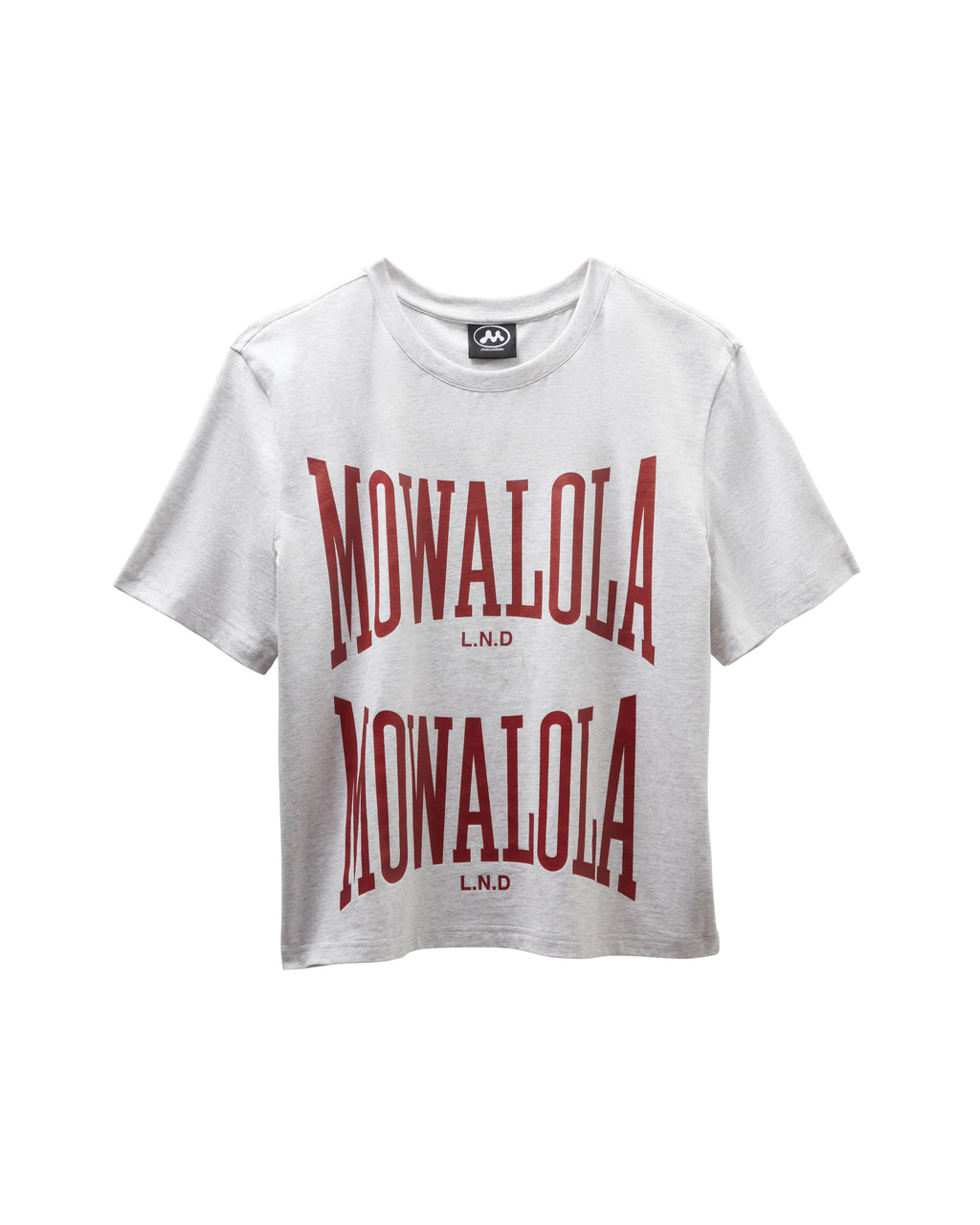 MOWALOLA DOUBLE SWEAT TEE GREY