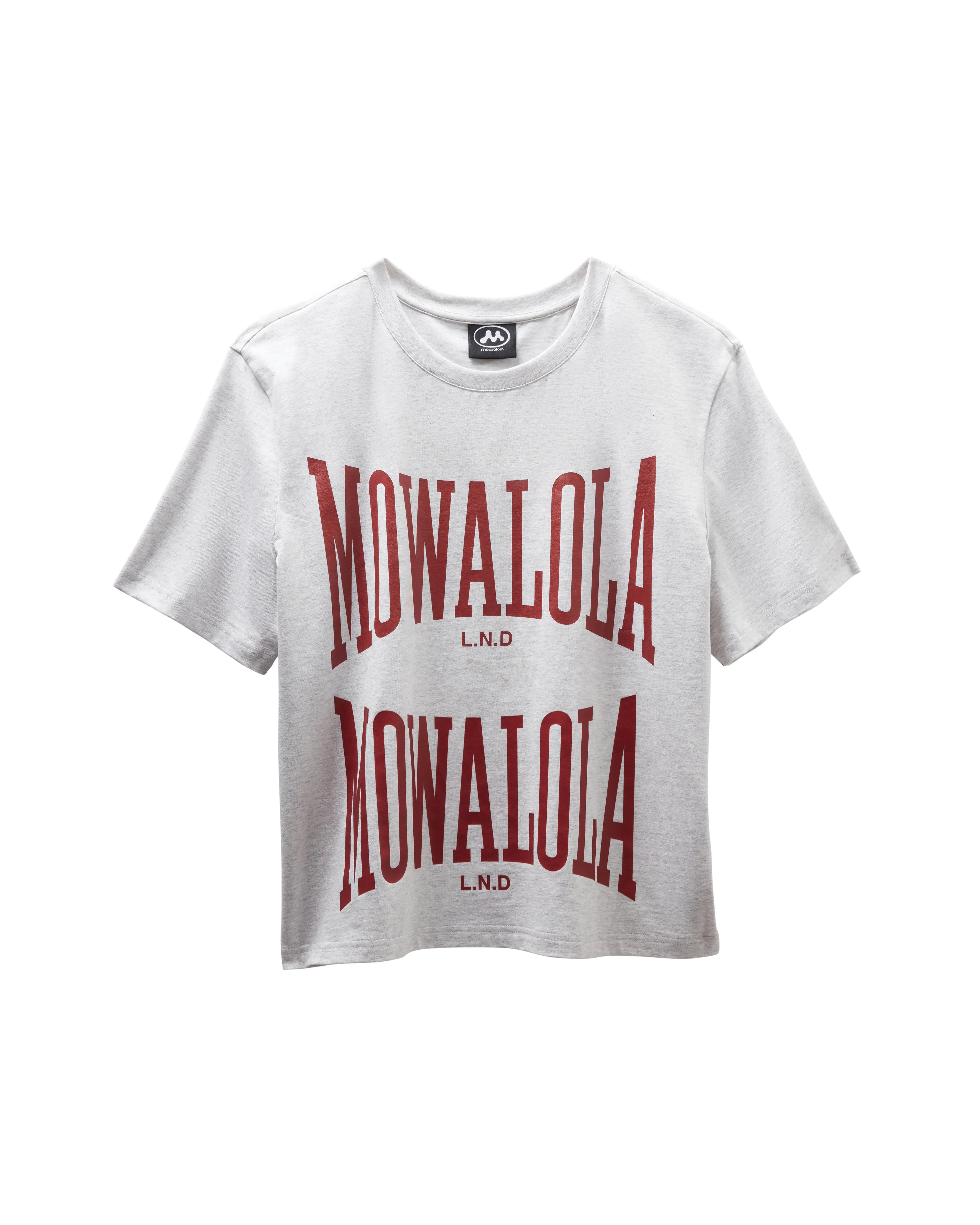 MOWALOLA DOUBLE SWEAT TEE GREY