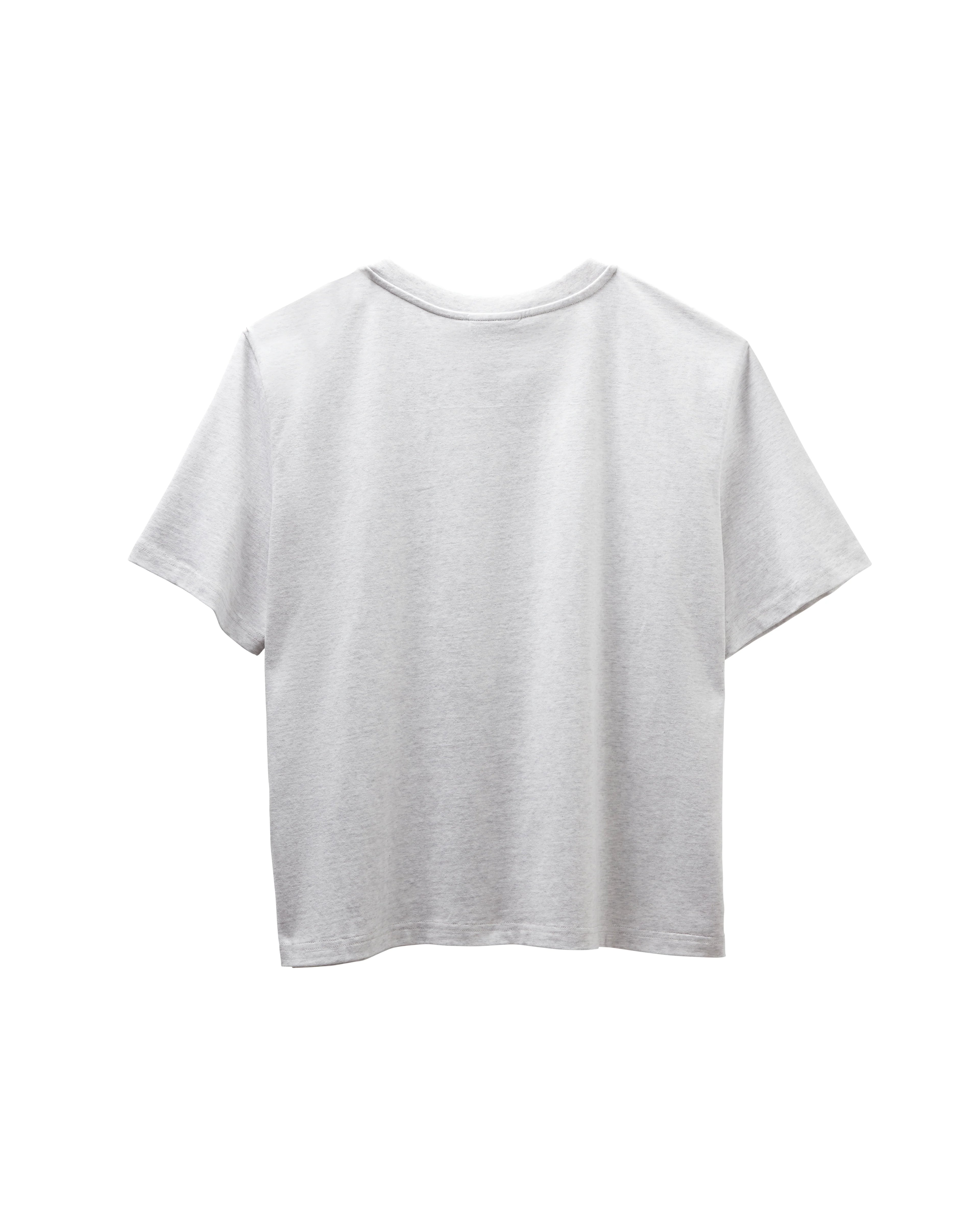 MOWALOLA DOUBLE SWEAT TEE GREY
