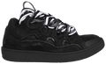 LANVIN CURB SNEAKERS BLACK ROPE LACES MIX