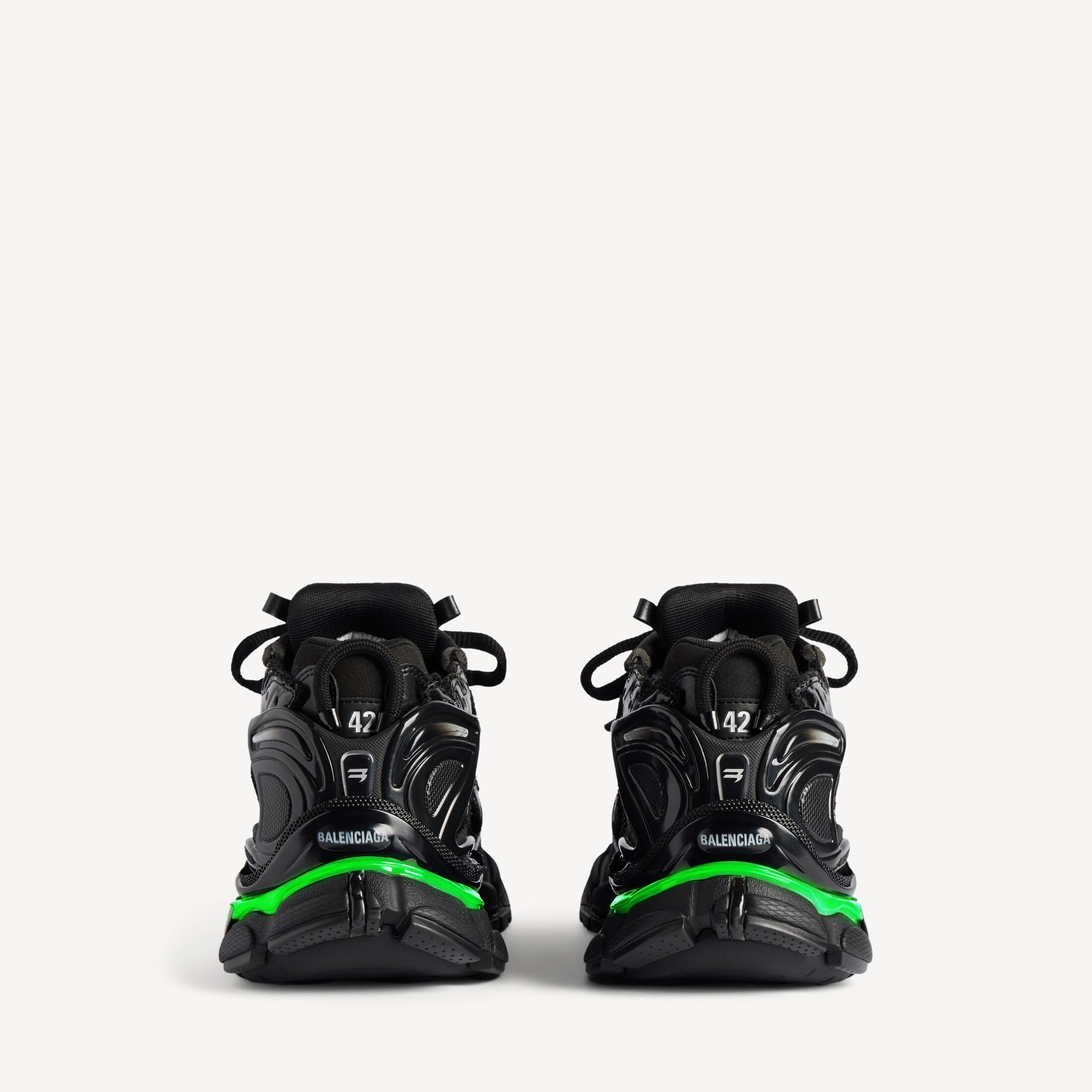 BALENCIAGA RUNNER LED SNEAKER IN BLACK