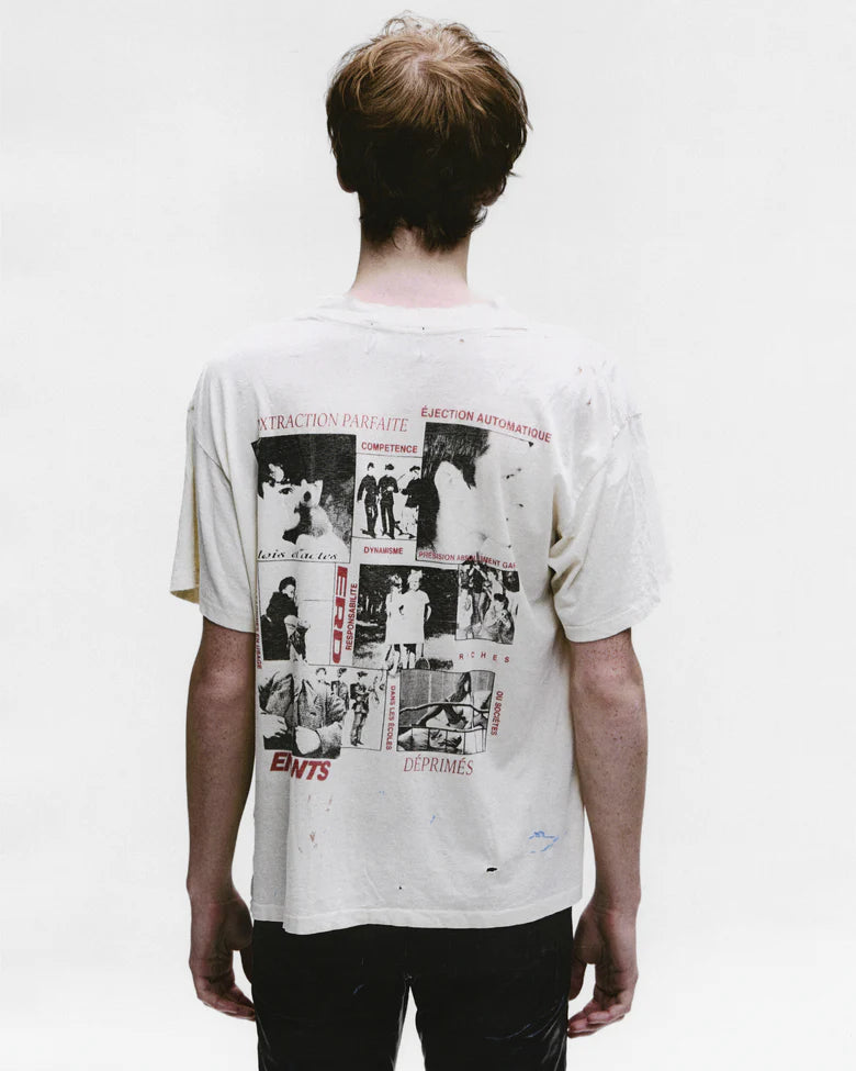 ENFANTS RICHES DÉPRIMÉS LA SCOLAIRE PRÉFÉREE T-SHIRT IN ANTIQUE WHITE