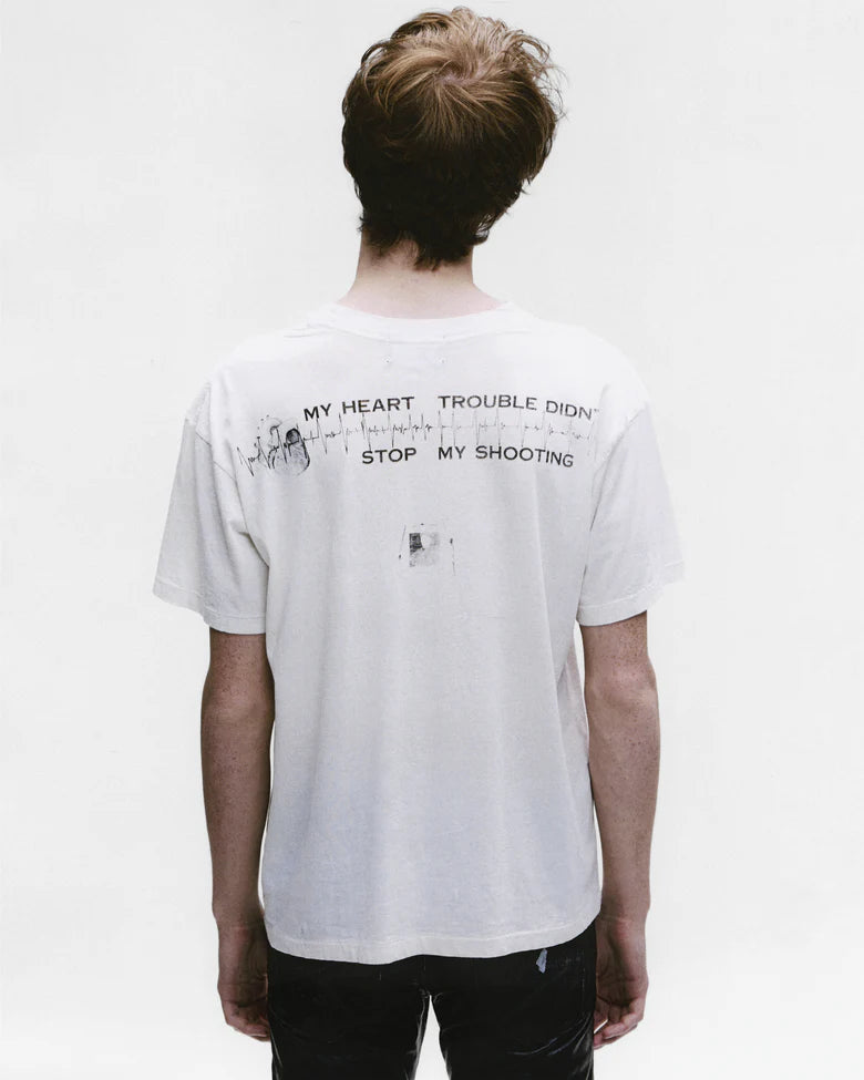 ENFANTS RICHES DÉPRIMÉS III. SEX-RELATED CRIMES T-SHIRT IN FADED WHITE