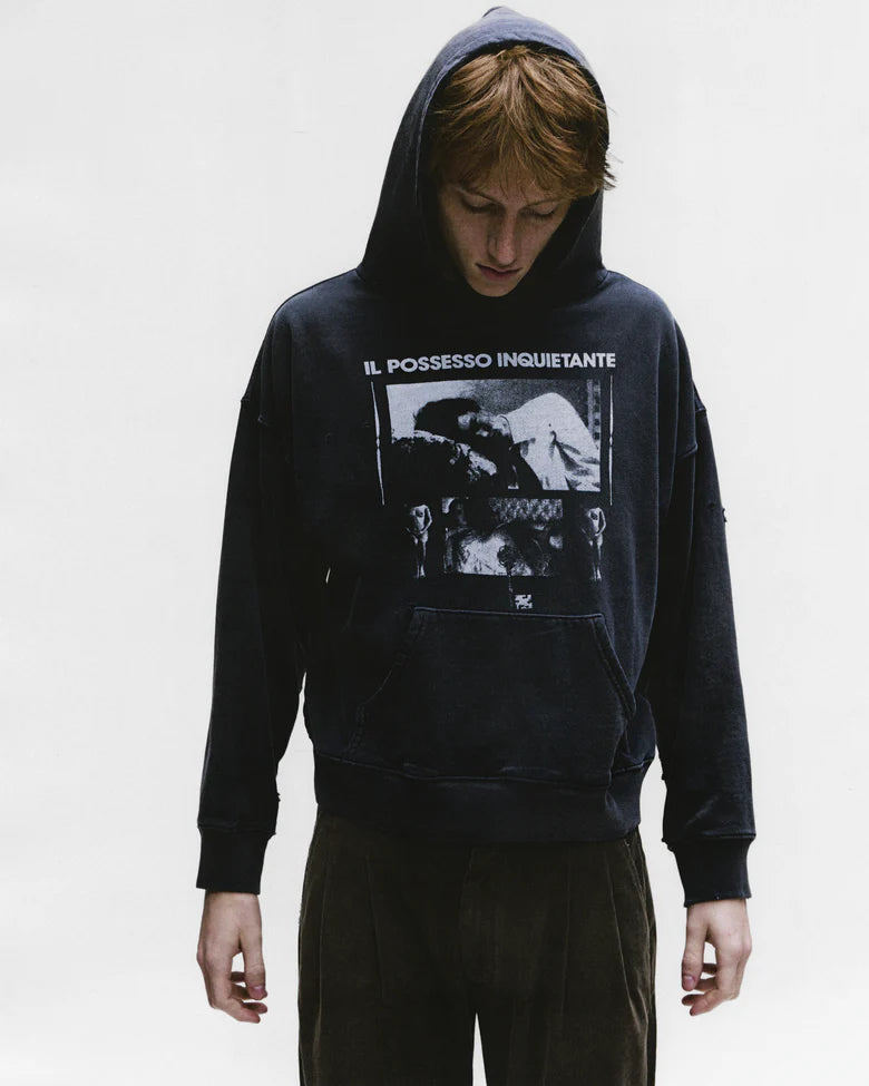 ENFANTS RICHES DÉPRIMÉS IL POSSESSO HOODIE  IN LIGHT ANTIQUE BLACK