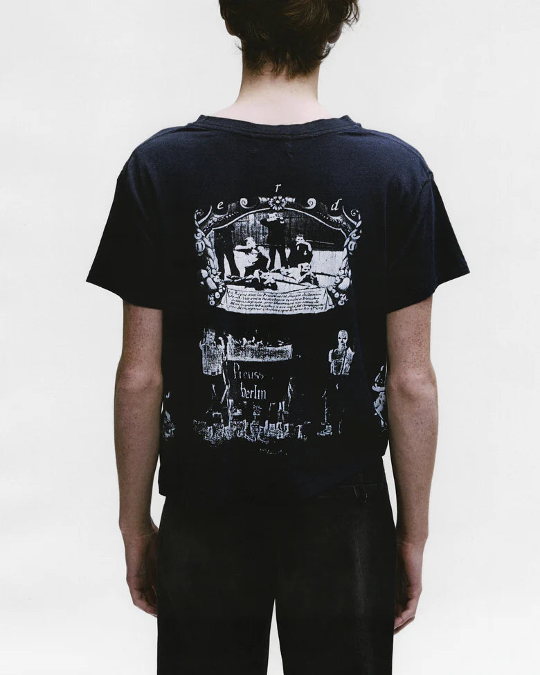 ENFANTS RICHES DÉPRIMÉS NAPOLEON T-SHIRT IN FADED BLACK