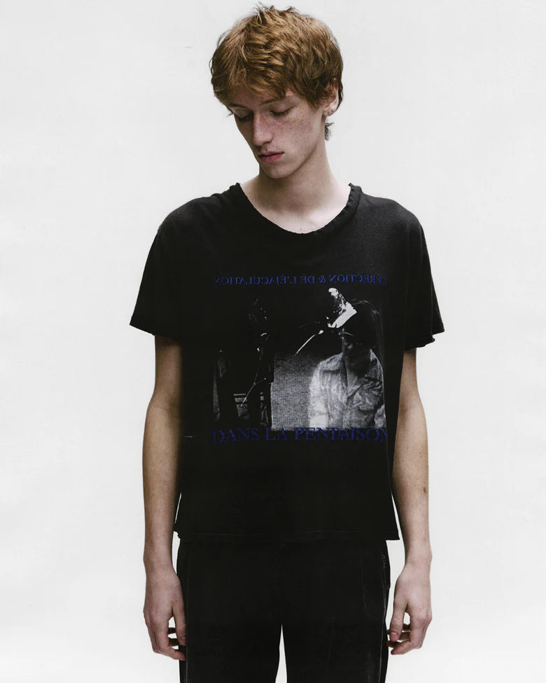 ENFANTS RICHES DÉPRIMÉS DANS LA PENDAISON T-SHIRT INANTIQUE BLACK