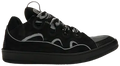 LANVIN CURB SNEAKERS BLACK GREY REFLECTIVE