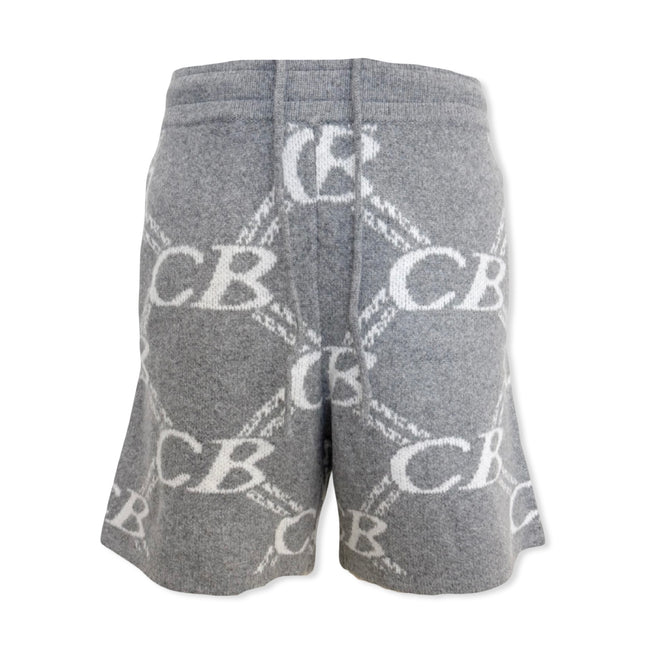 COLE BUXTON MONOGRAM CB KNIT SHORTS