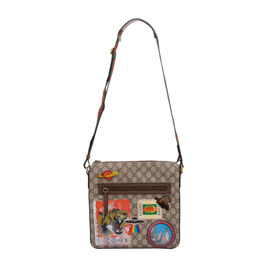 GUCCI SUPREME COURRIER SOFT MESSENGER BAG