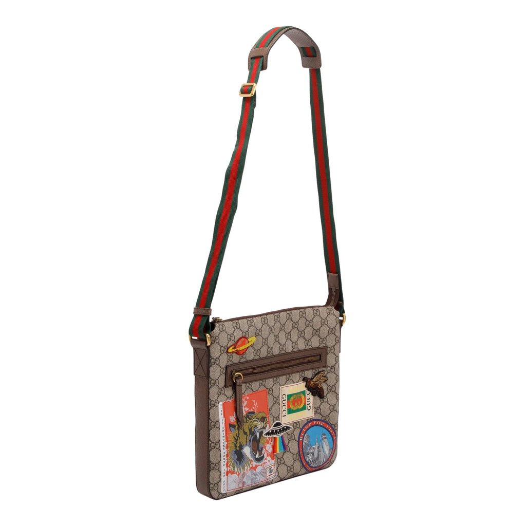 GUCCI SUPREME COURRIER SOFT MESSENGER BAG