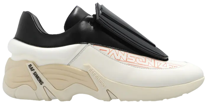 RAF SIMONS ANTEI SNEAKER IN BLACK CREAM