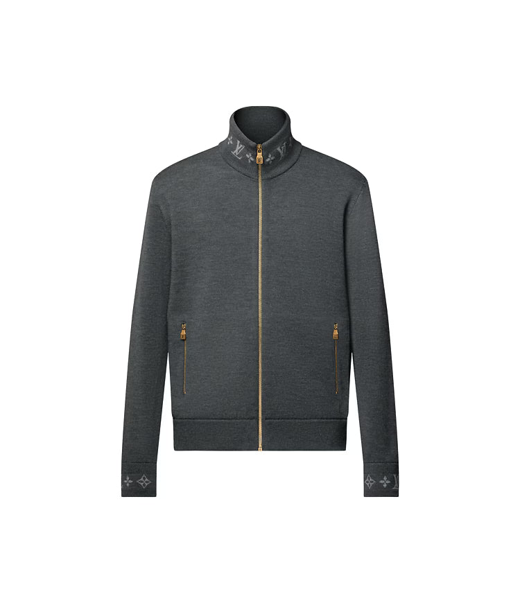 LOUIS VUITTON DOUBLE FACE KNIT WOOL TRAVEL BLOUSON