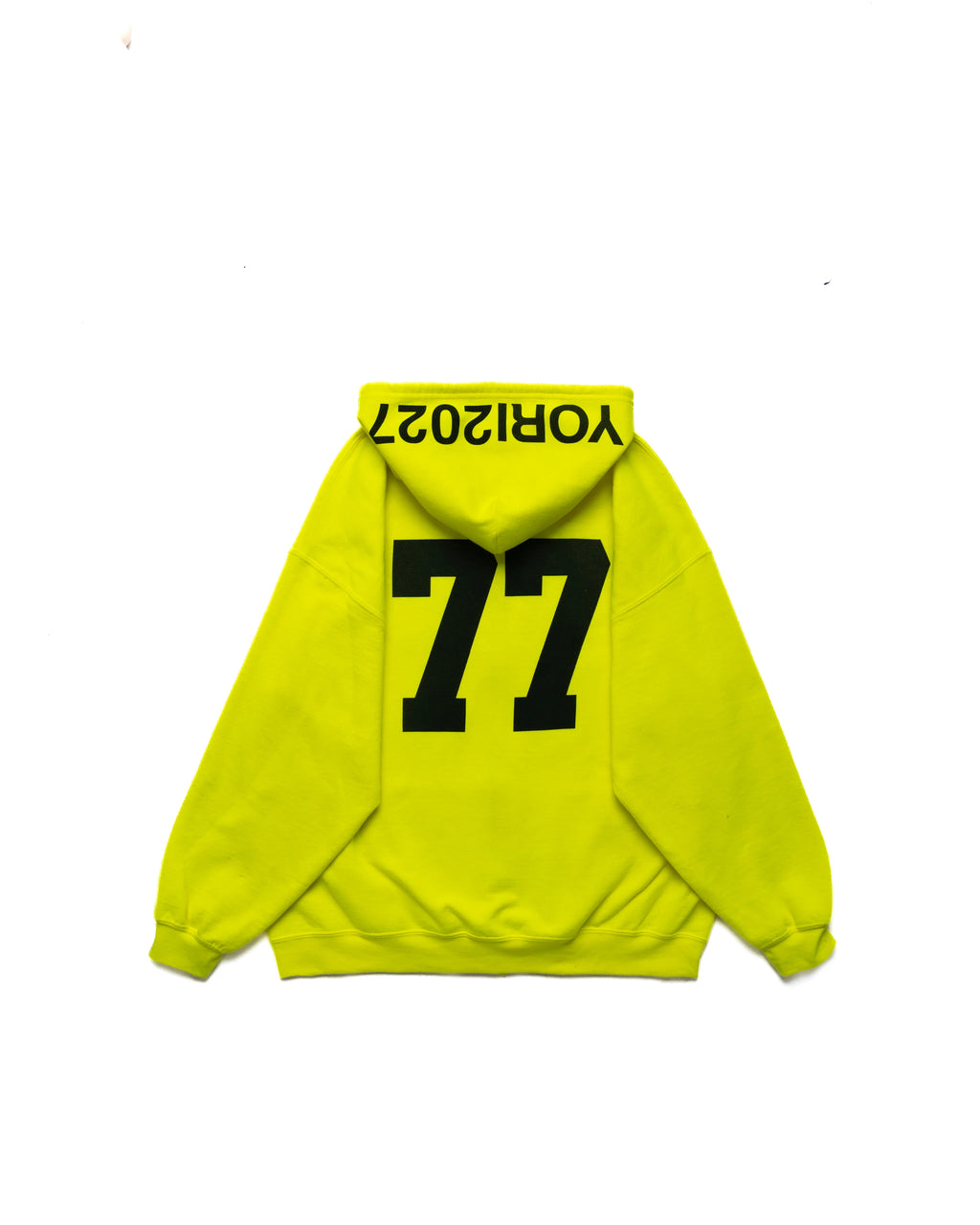 YORI SPORT TEXT ZIP-UP (SAFETY GREEN/BLACK)
