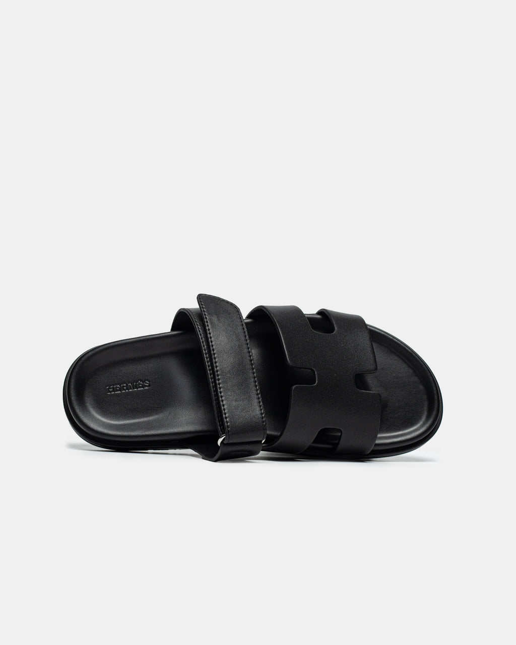 HERMÈS CHYPRE SANDAL IN BLACK