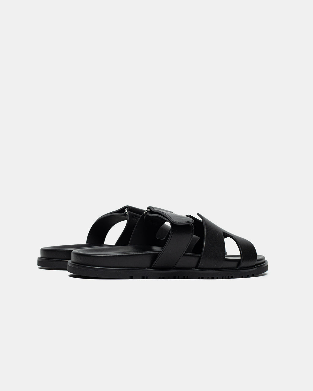HERMÈS CHYPRE SANDAL IN BLACK