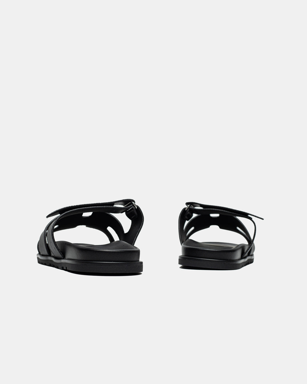 HERMÈS CHYPRE SANDAL IN BLACK
